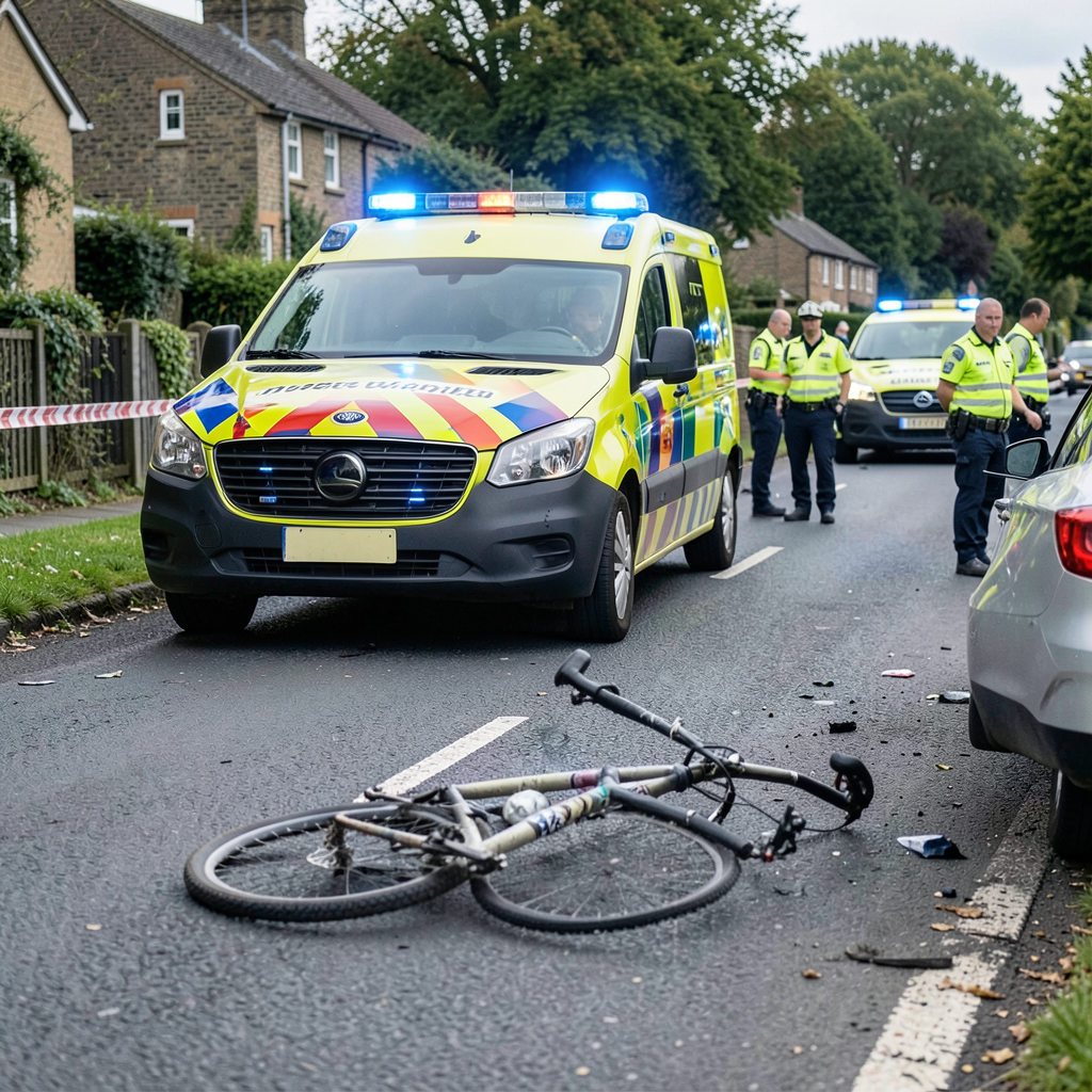 Cyclist seriously injured in collision on Huddersfield Road, Mirfield